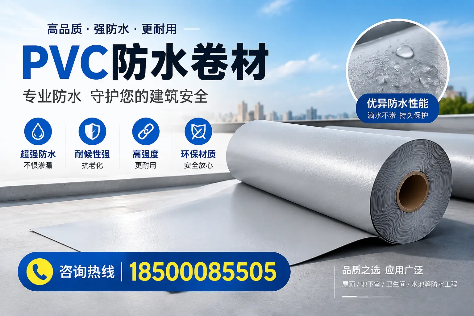 邯郸地区pvc防水卷材的市场现状与发展趋势